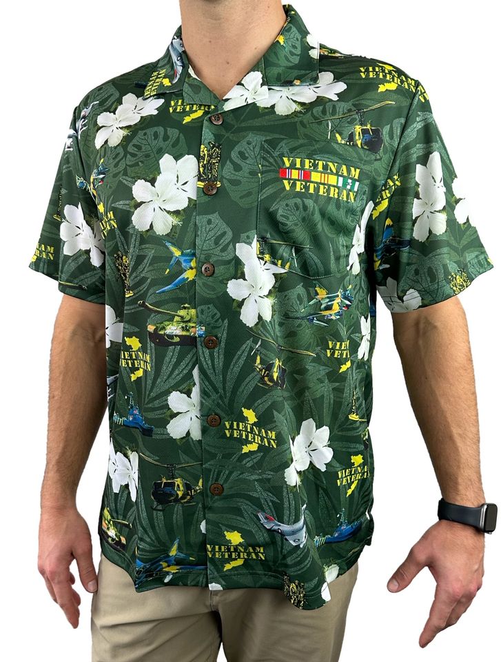 Vietnam Veteran Hawaiian Shirt Made