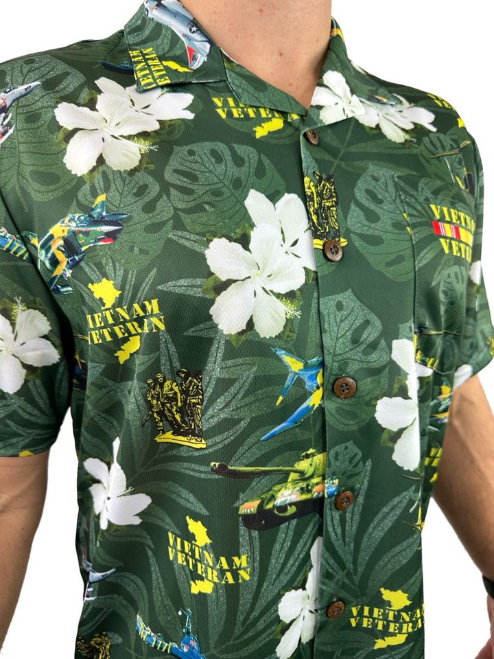 Vietnam Veteran Hawaiian Shirt Made