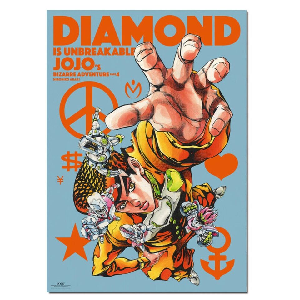 Jojo's Bizarre Adventure Part 4 Poster,Decor Poster