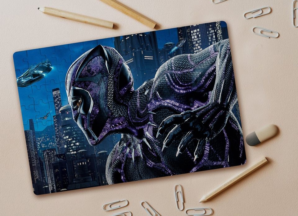 Marvel, Avengers, Black Panther Jigsaw Puzzzle