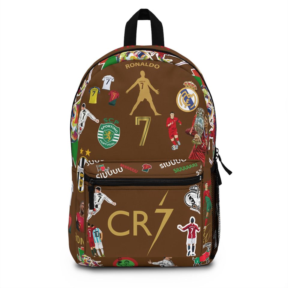 Ronaldo Backpack - School Bag - Soccer Fan Gift - Sports Backpack