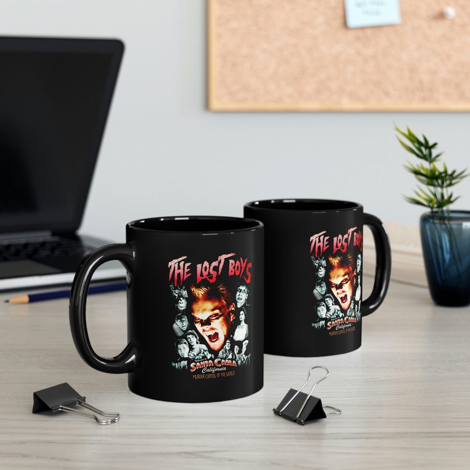 The Lost Boys Movie Black Coffee Mug