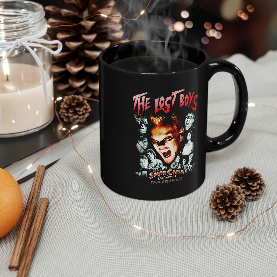The Lost Boys Movie Black Coffee Mug
