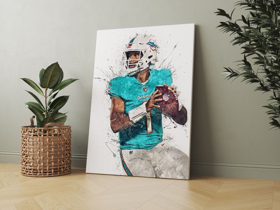Tua Tagovailoa Poster, Miami Dolphins