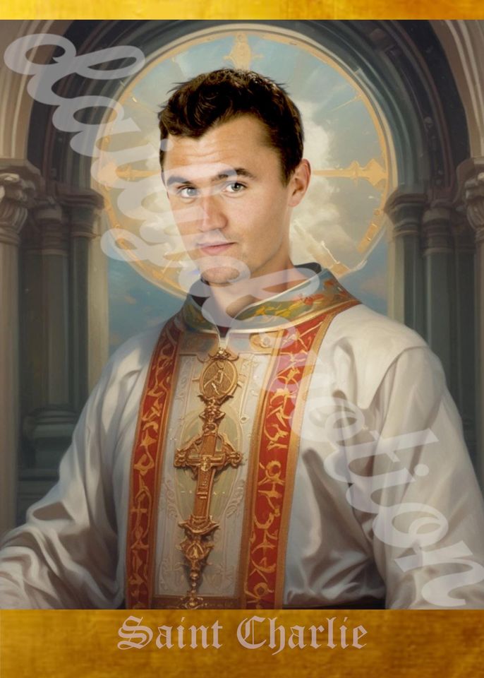 Charlie Kirk Devotional Prayer Candle