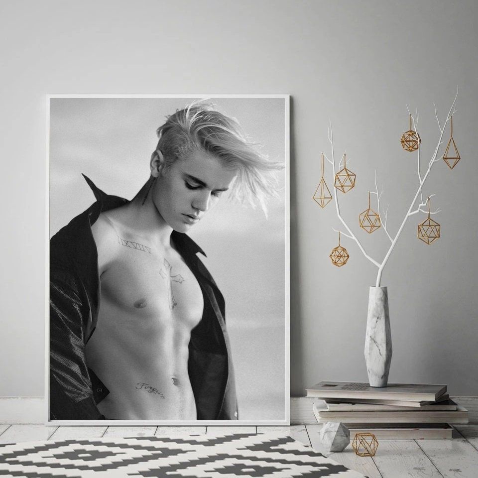 Justin Bieber Poster Canvas Painting