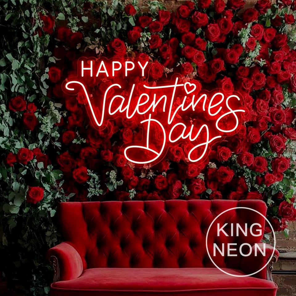 Happy Valentine's Day Neon Sign