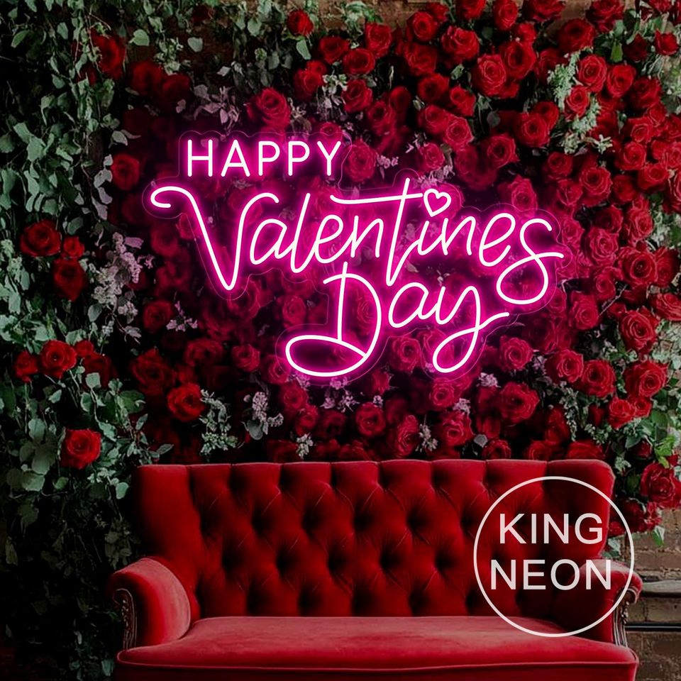 Happy Valentine's Day Neon Sign