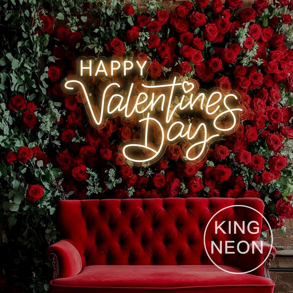 Happy Valentine's Day Neon Sign