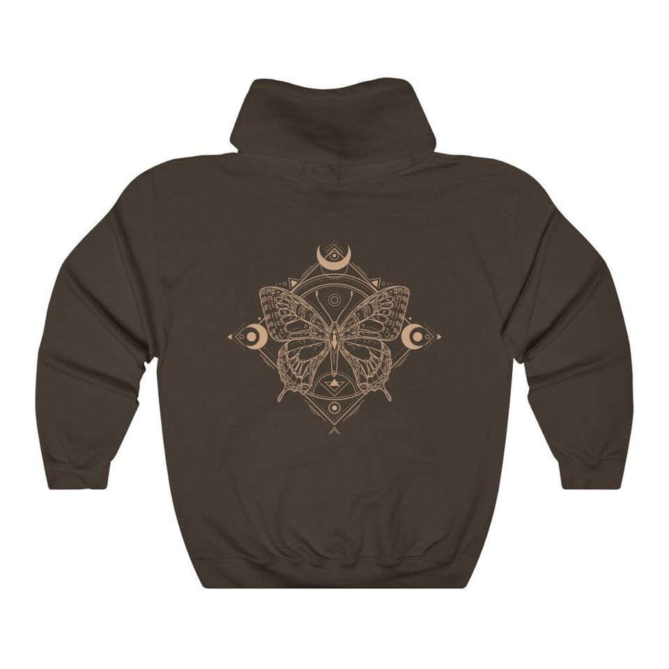 Mystical Butterfly Hoodie Dark Academia
