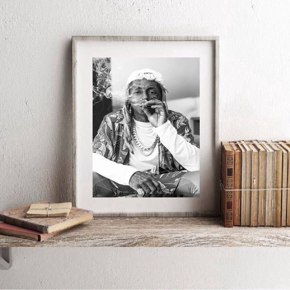 Lil Wayne Poster, Lil Wayne Concert Poster, Retro Music Poster