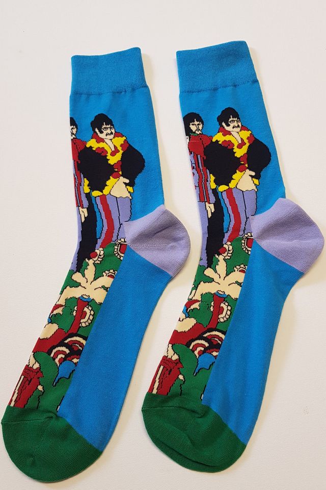 Beatles Socks Pop Art Combed Unisex Accessories