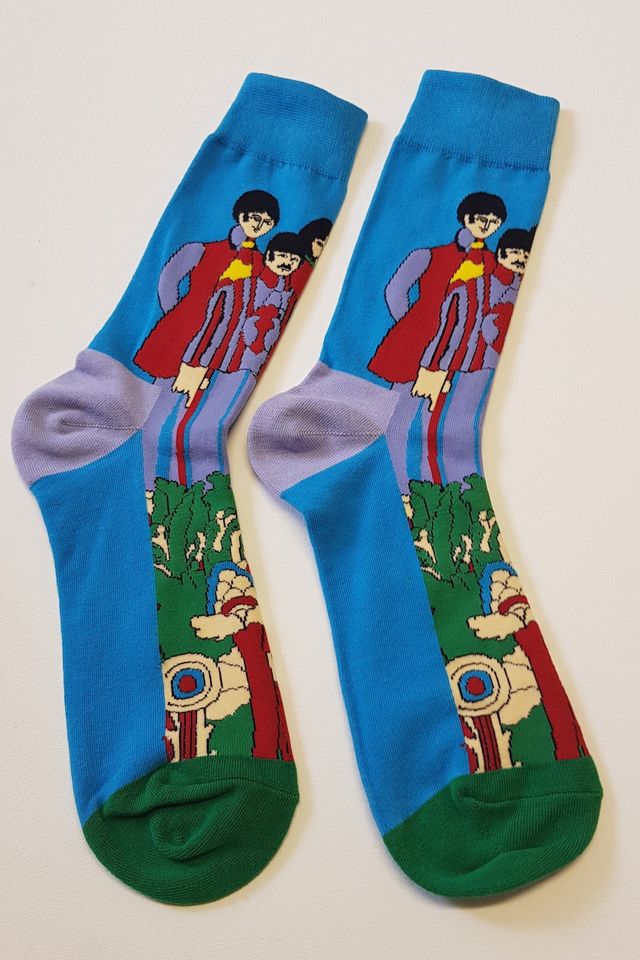 Beatles Socks Pop Art Combed Unisex Accessories