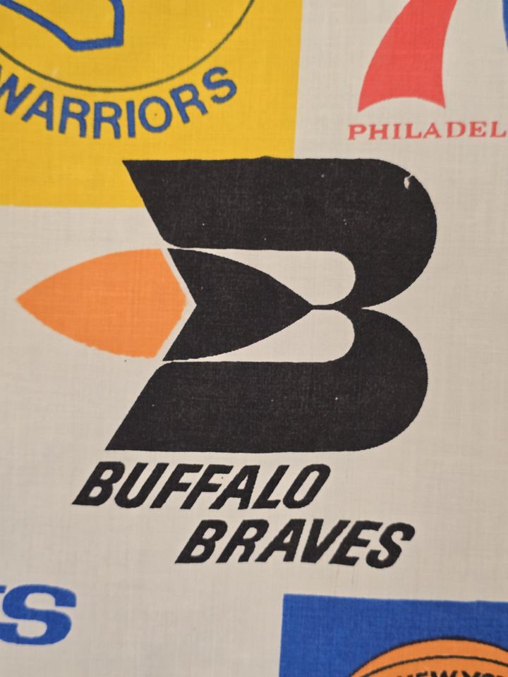 Vintage bibb nba basketball bedsheet 1970s
