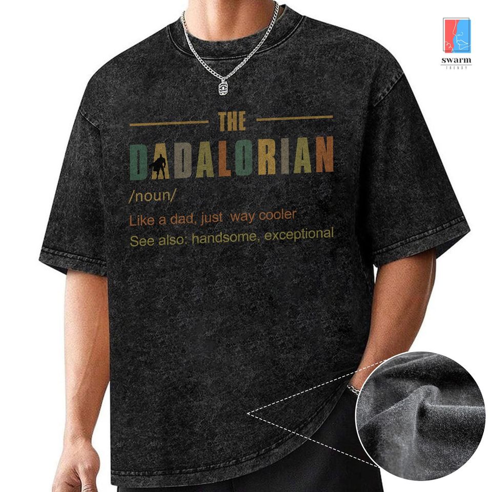 Vintage Star Wars Mineral Wash Dadalorian T-Shirt