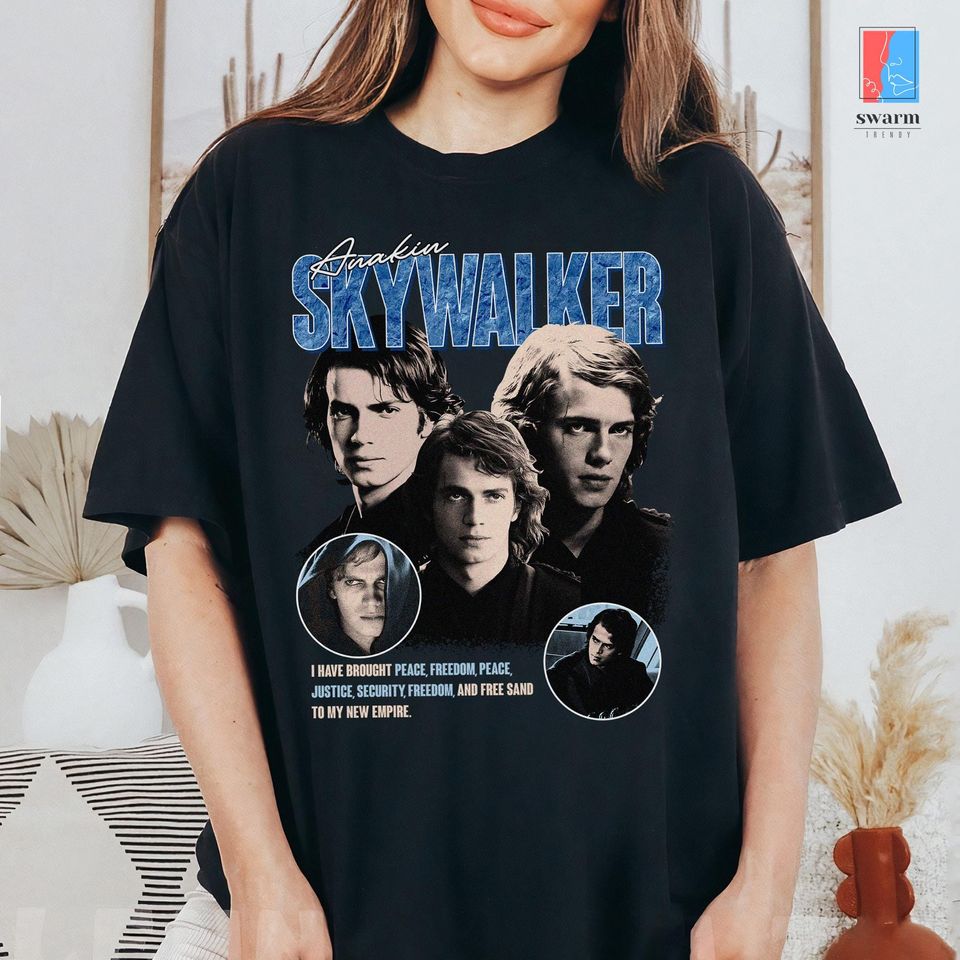 Vintage Star Wars Anakin Skywalker Mineral Wash T-Shirt