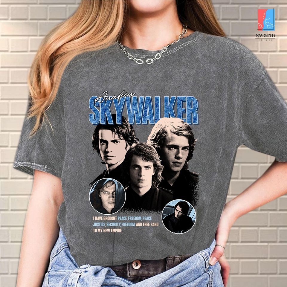 Vintage Star Wars Anakin Skywalker Mineral Wash T-Shirt