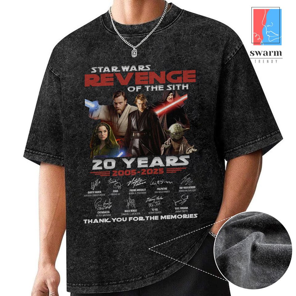 Anakin Skywalker Darth Vader Mineral Wash T-Shirt - Star Wars Vintage
