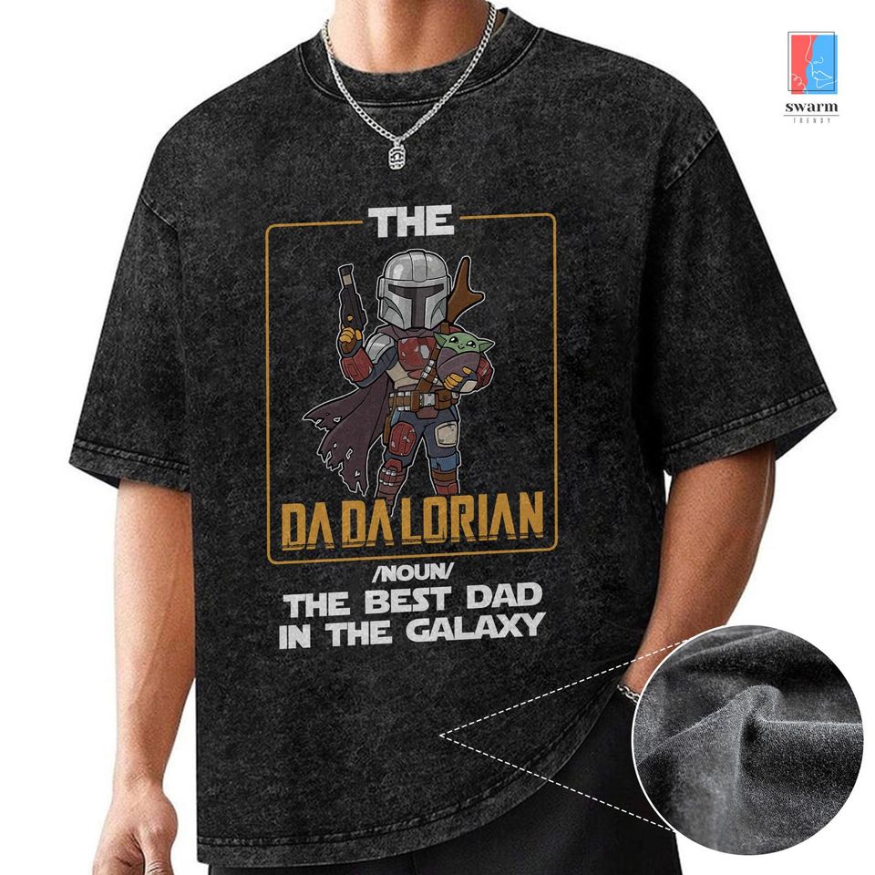 Vintage Starwars The Dadalorian Mineral Wash T-Shirt