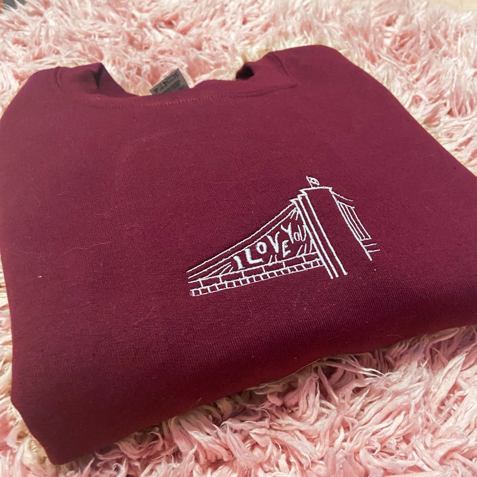 Spider-Man I LOVE YOU Bridge Embroidered Sweater