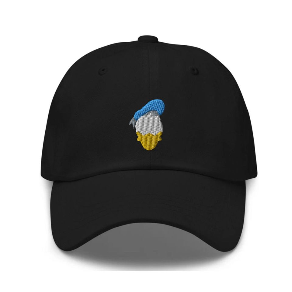 Donald Duck Embroidered Hat - "Dad Hat" Style