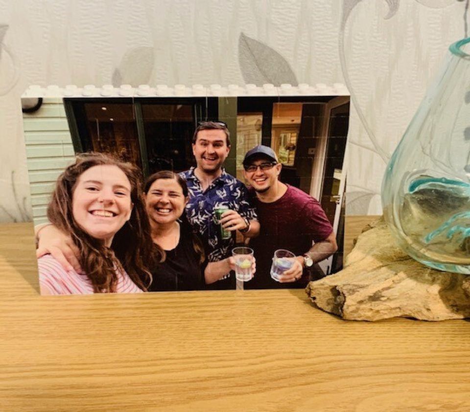 Custom Photo Brick Puzzle, Personalized LEGO Compatible Building Blocks