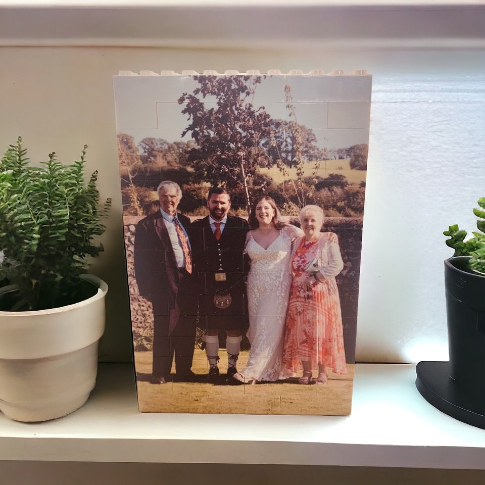 Custom Photo Brick Puzzle, Personalized LEGO Compatible Building Blocks