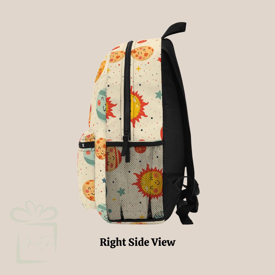Personalized Smiley Face Backpack