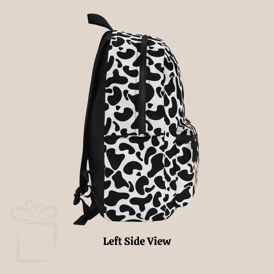 Cow Print Backpack