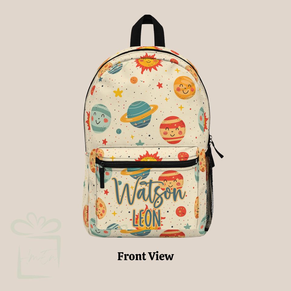 Personalized Smiley Face Backpack