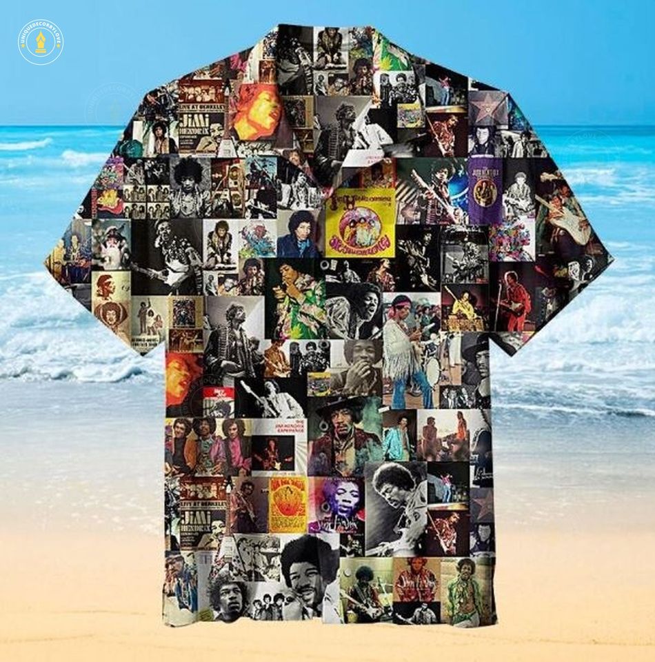 Jimi Hendrix Hawaiian Shirt, Rock Band Shirt