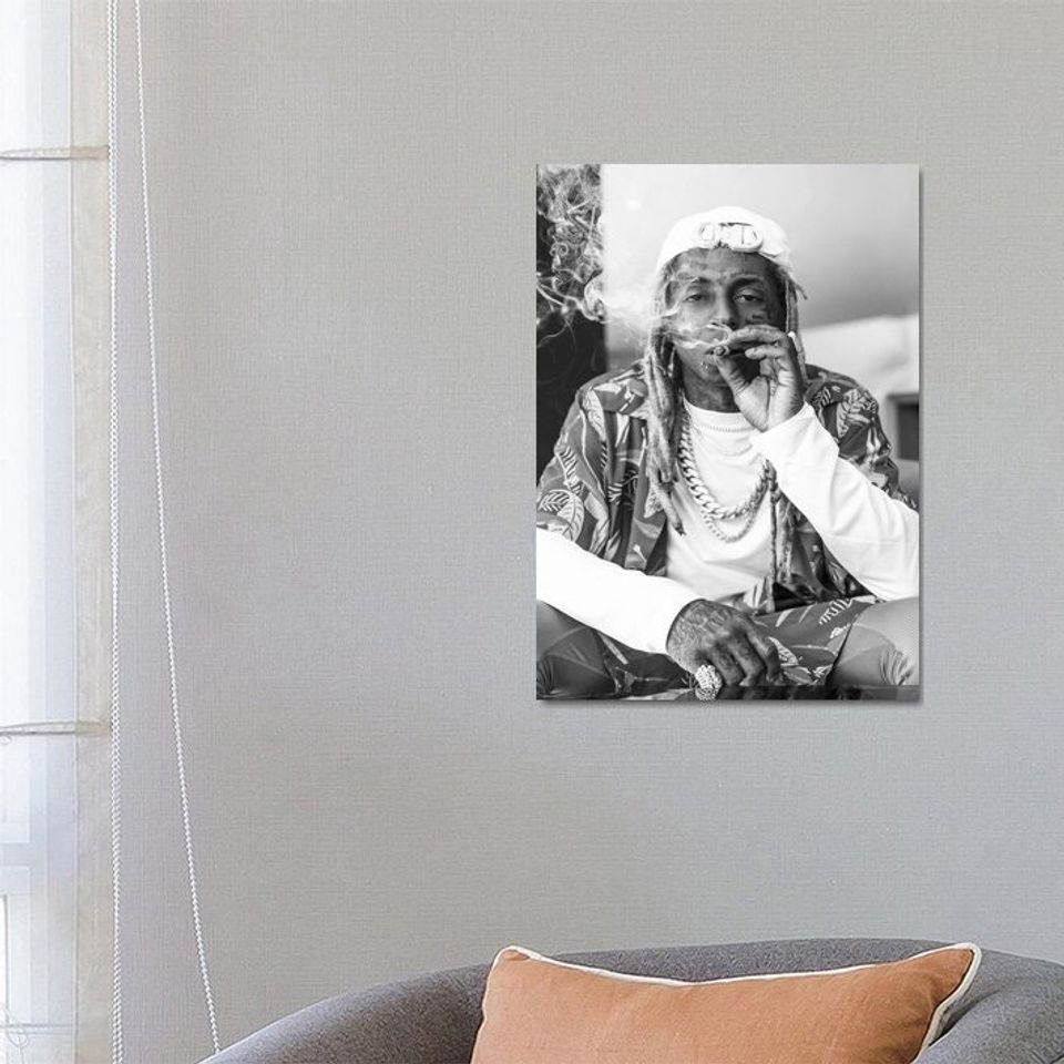 Lil Wayne Poster, Lil Wayne Concert Poster, Retro Music Poster