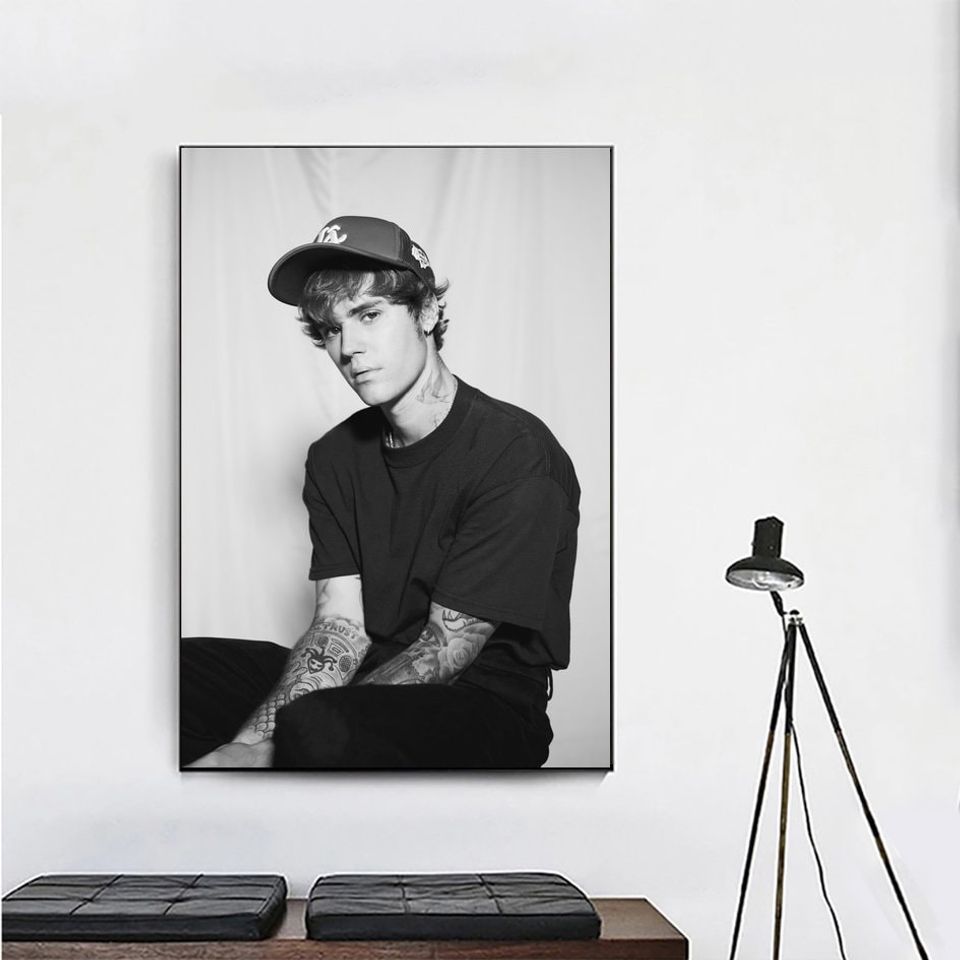 Justin Bieber,Music Poster,Vintage Poster,Canvas Poster,Wall Decor