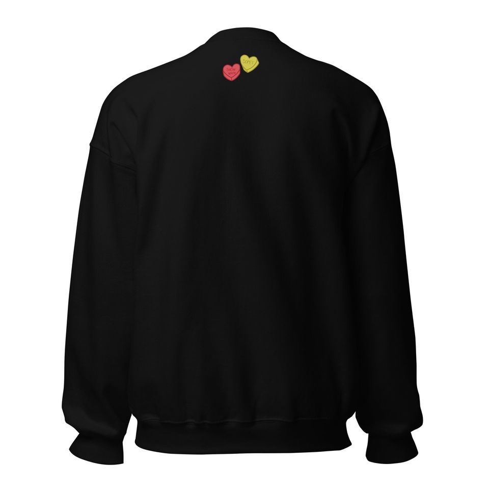 Sweethearts - Snow White & Dopey - Embroidered Crew Neck Sweater (Unisex)