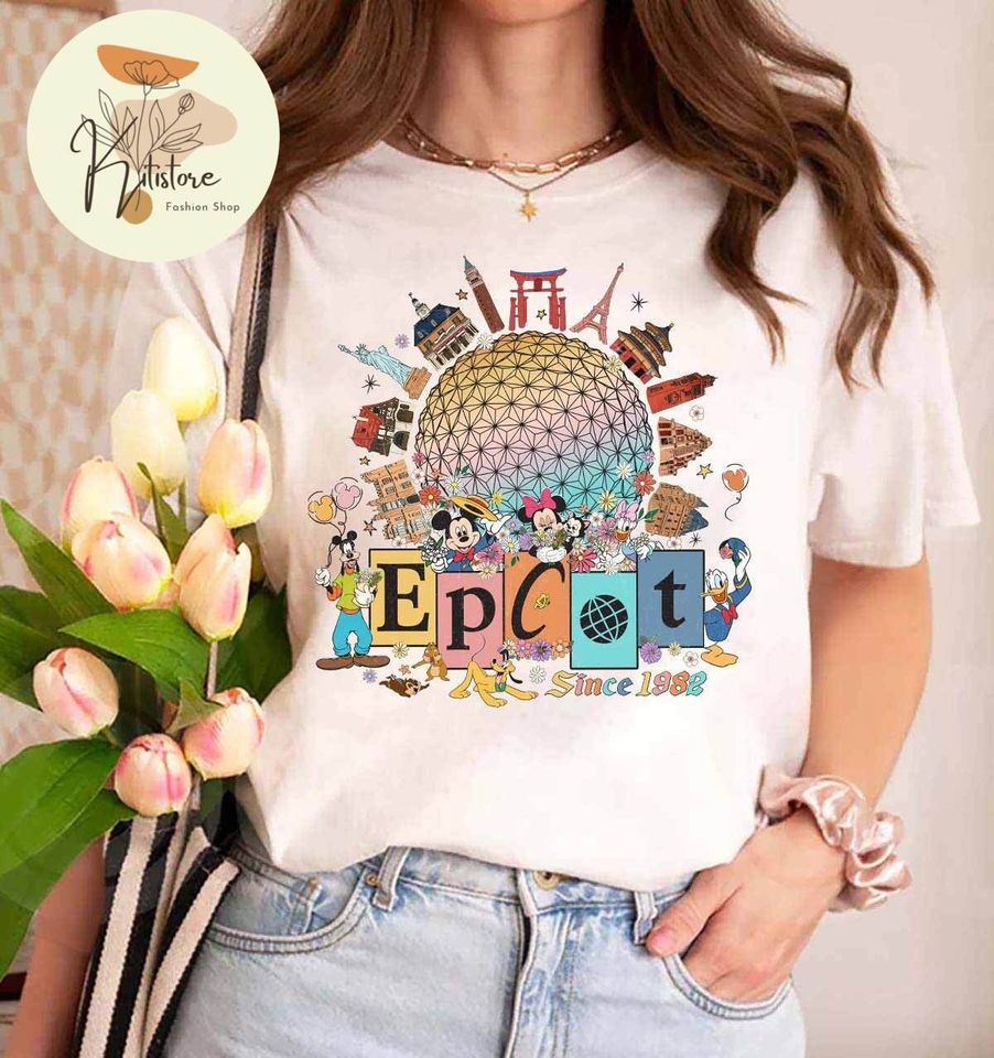 Let The Magic Blossom Shirt, Disney Epcot Flower And Garden Festival Shirt, Floral Epcot Shirt