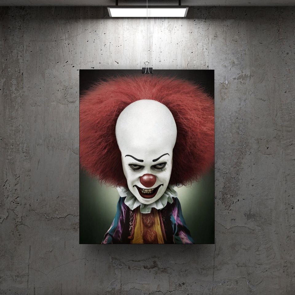IT Poster, Pennywise Poster, Wall Decor