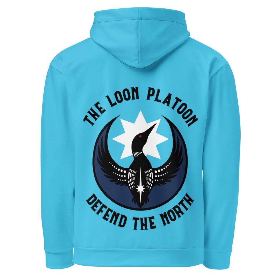 Loon Platoon Hoodie - Defend the North from ICE