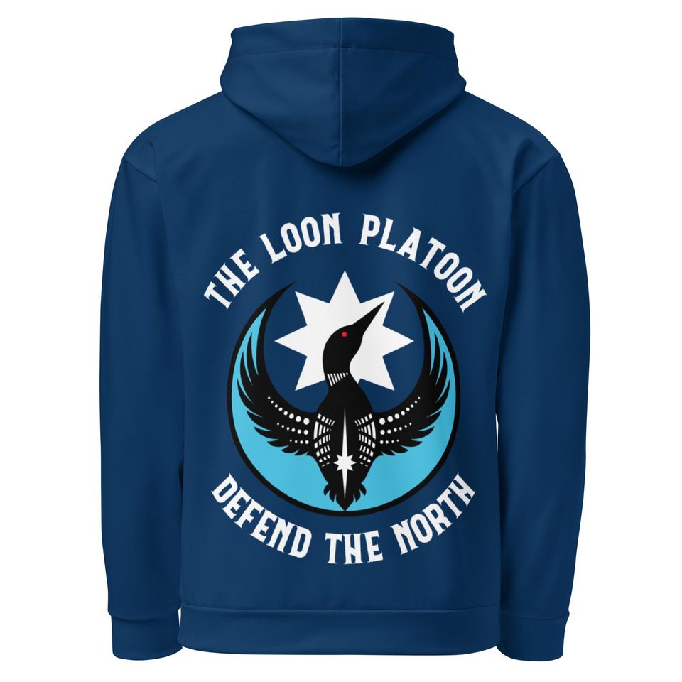 Loon Platoon Hoodie - Defend the North from ICE