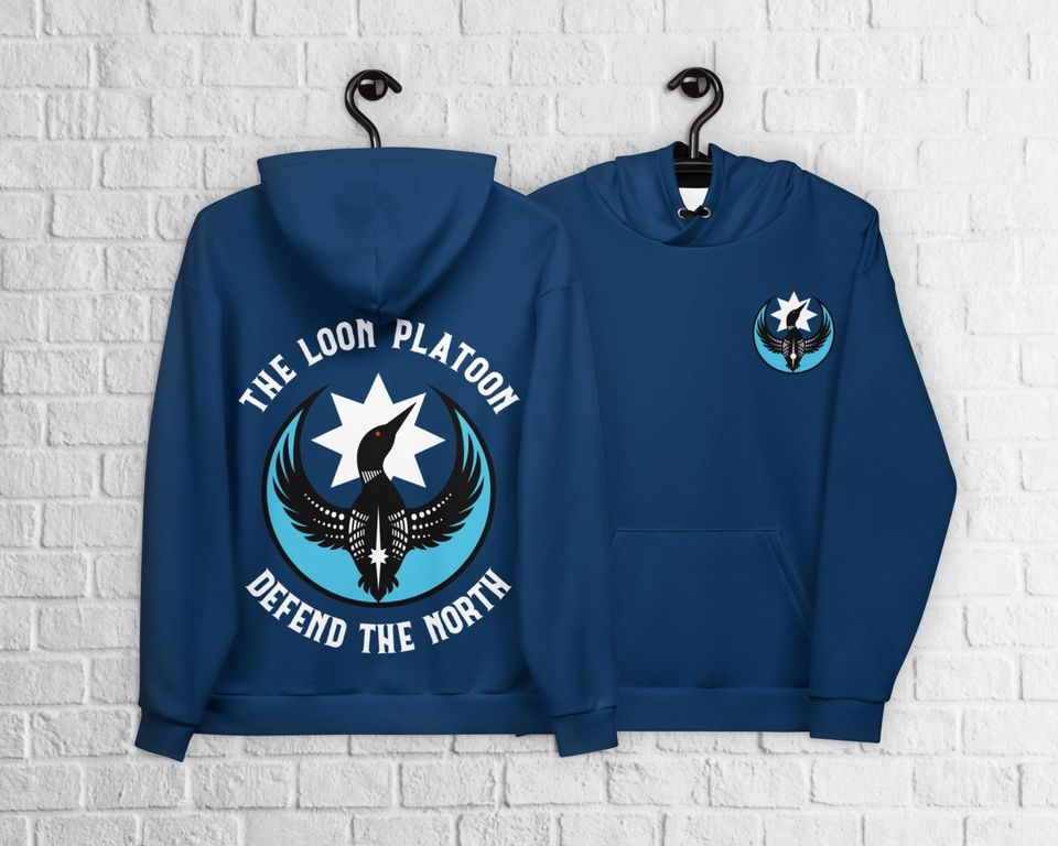 Loon Platoon Hoodie - Defend the North from ICE