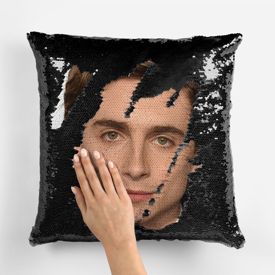 TIMOTHEE CHALAMET - Fan Sequin Pillowcase