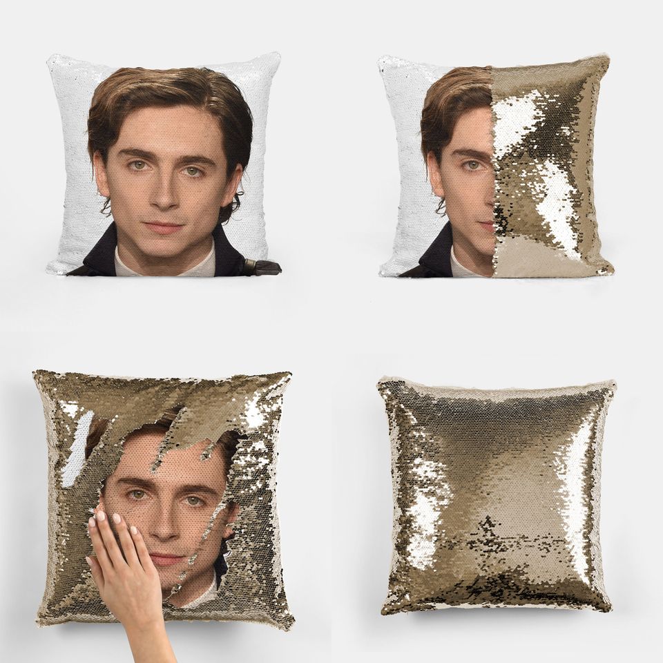 TIMOTHEE CHALAMET - Fan Sequin Pillowcase