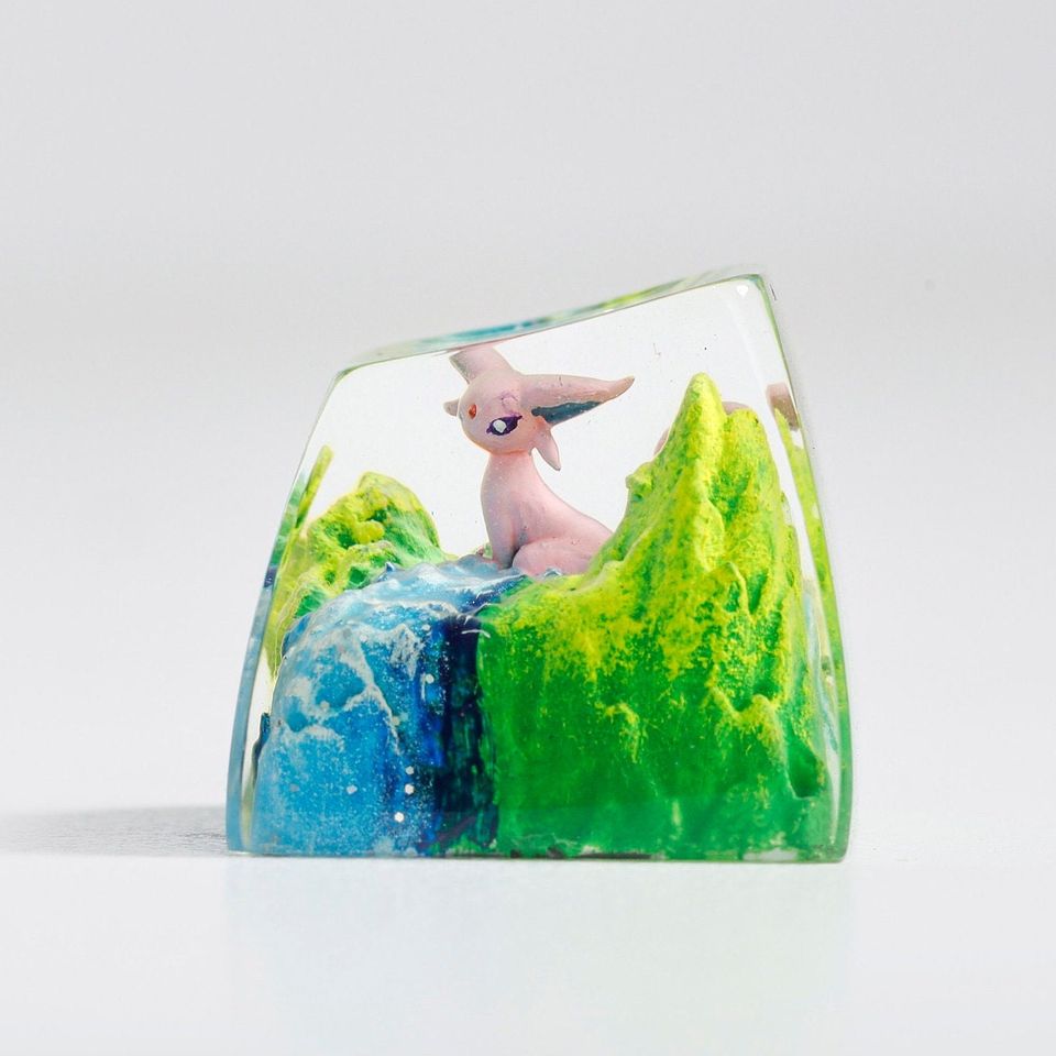 PKM Artisan Keycap, Spacebar Keycap, Keycap Set, Cute Keycap