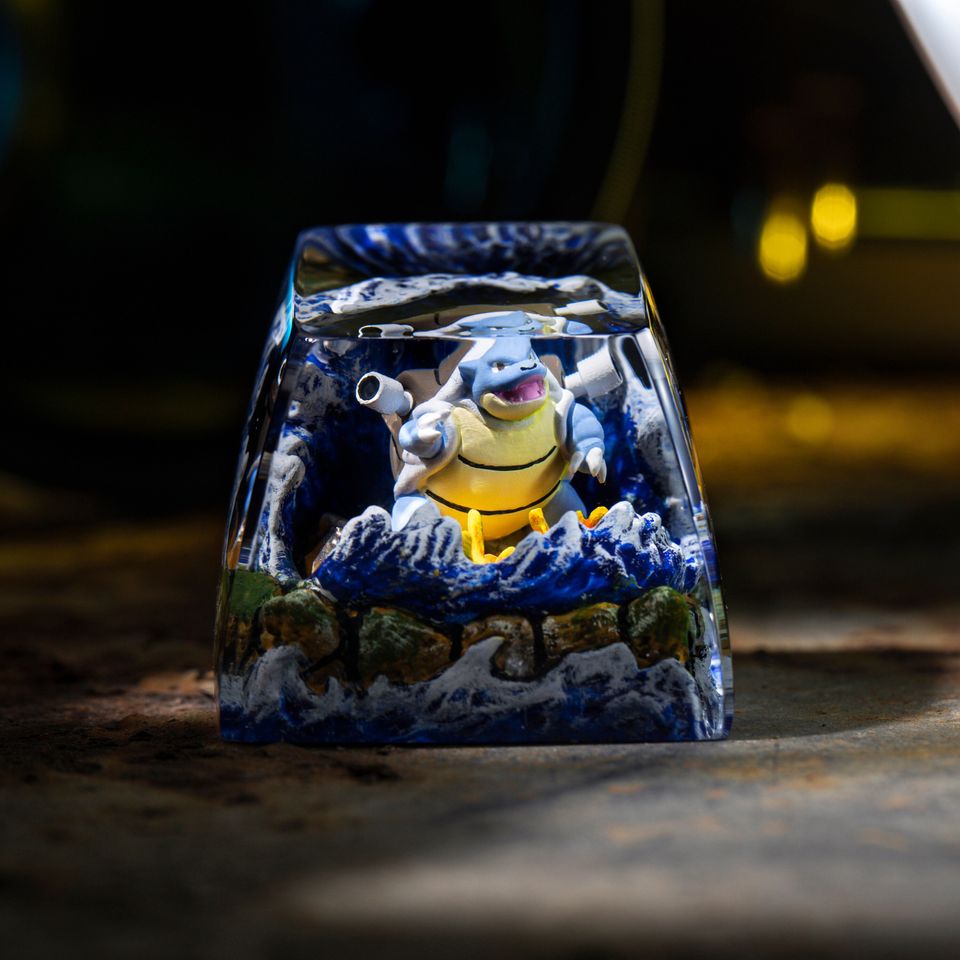 HOT PKM Artisan Keycap, Spacebar Keycap, Keycap Set, Cute Keycap