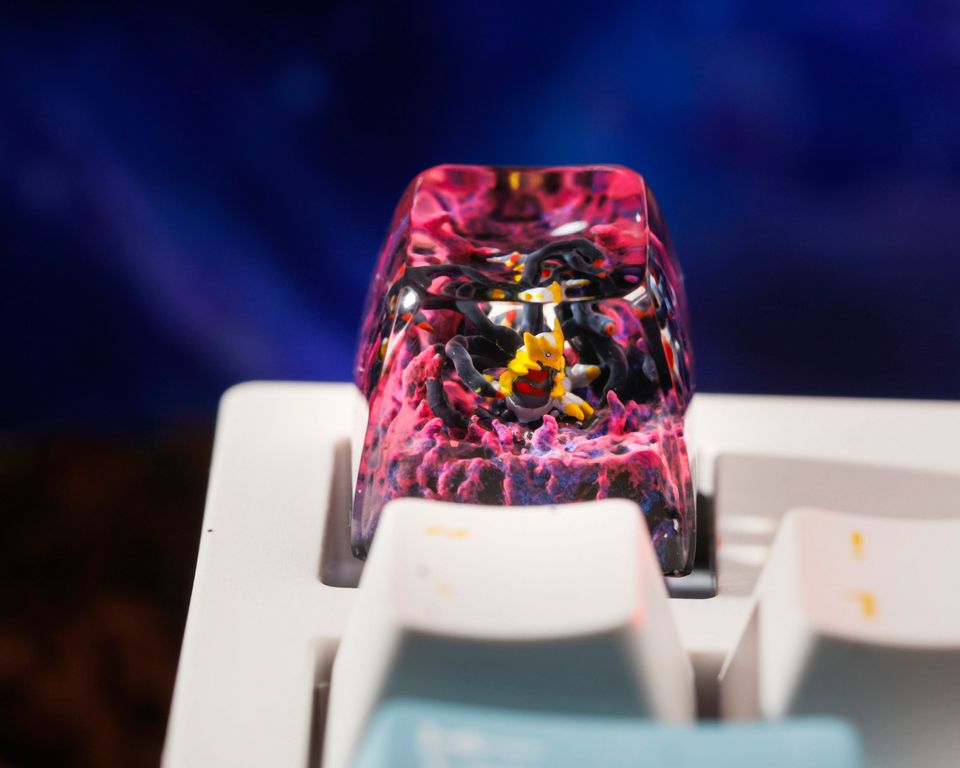 Mewtwo PKM Custom Keycaps, Spacebar Keycap, Keycap Set, Cute Keycapaps Anime