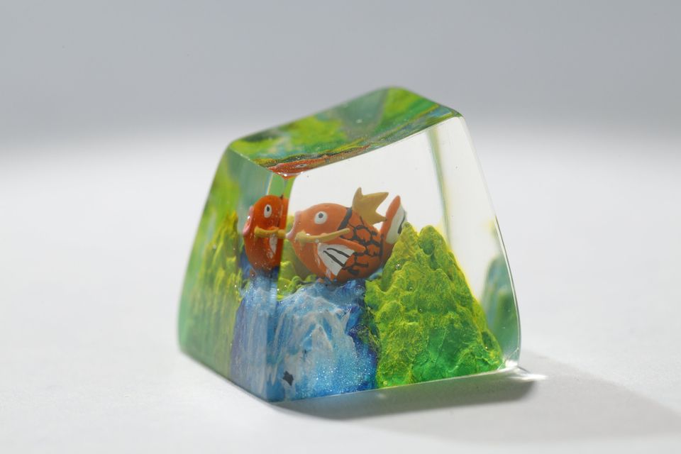 Magikarp PKM Artisan Keycap, Spacebar Keycap, Keycap Set, Cute Keycap
