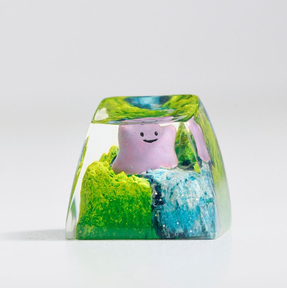 PKM Artisan Keycap, Spacebar Keycap, Keycap Set, Cute Keycap