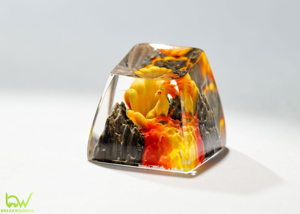 Charizard PKM Keycaps, Spacebar Keycap, Keycap Set, Cute Keycap