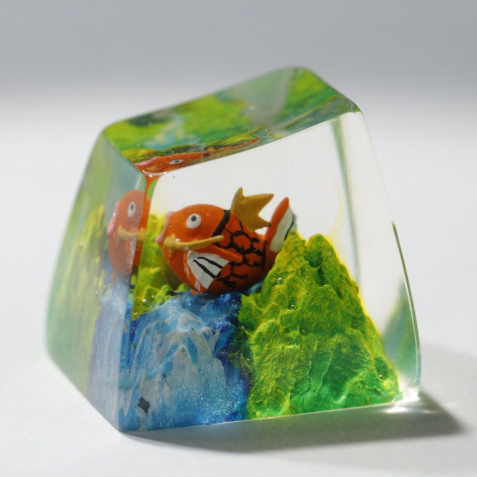 Magikarp PKM Artisan Keycap, Spacebar Keycap, Keycap Set, Cute Keycap