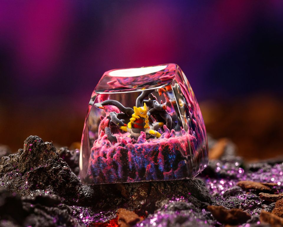 PKM Artisan Keycap, Spacebar Keycap, Keycap Set, Cute Keycap