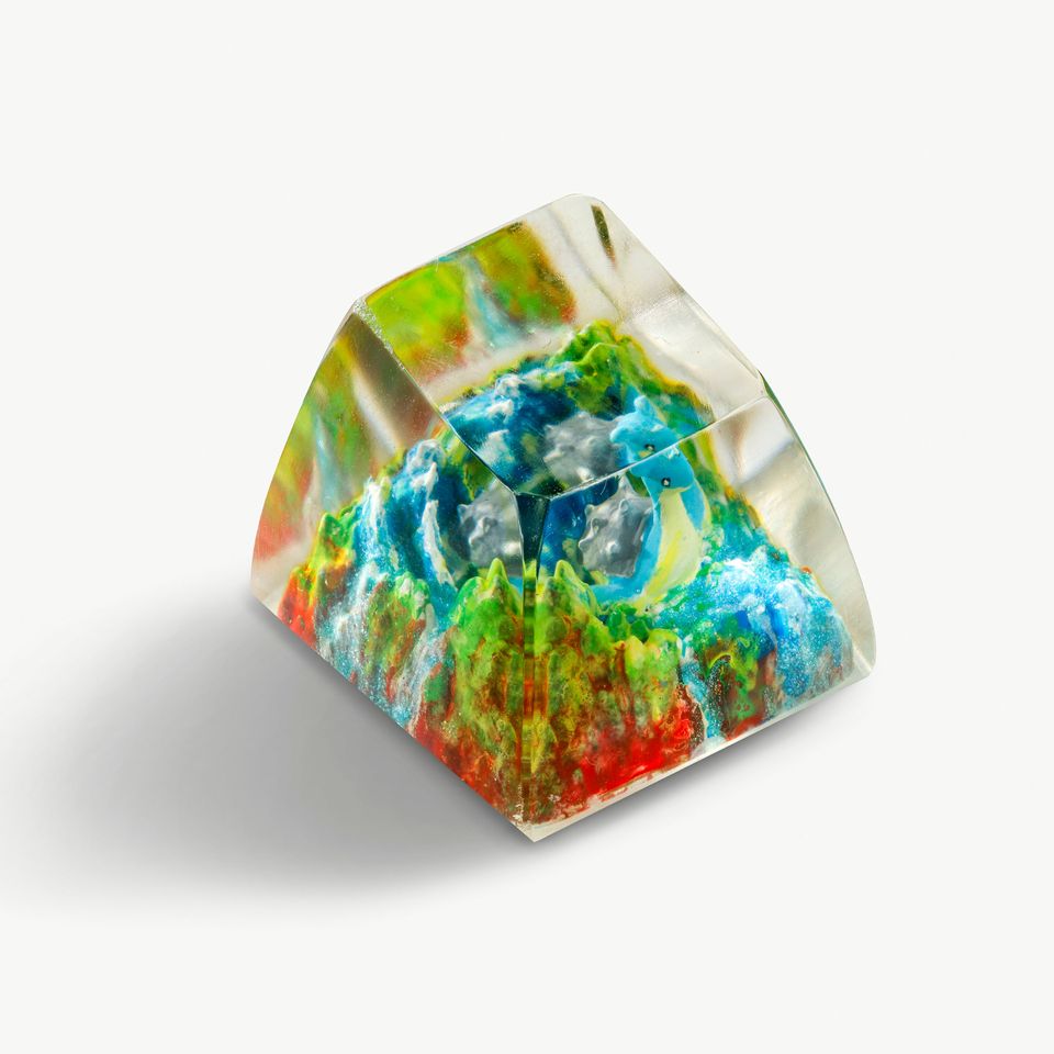 Lapras PKM Artisan Keycap, Spacebar Keycap, Keycap Set, Cute Keycap